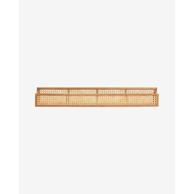 Nordal-collectie SHELFI rattan wandplank