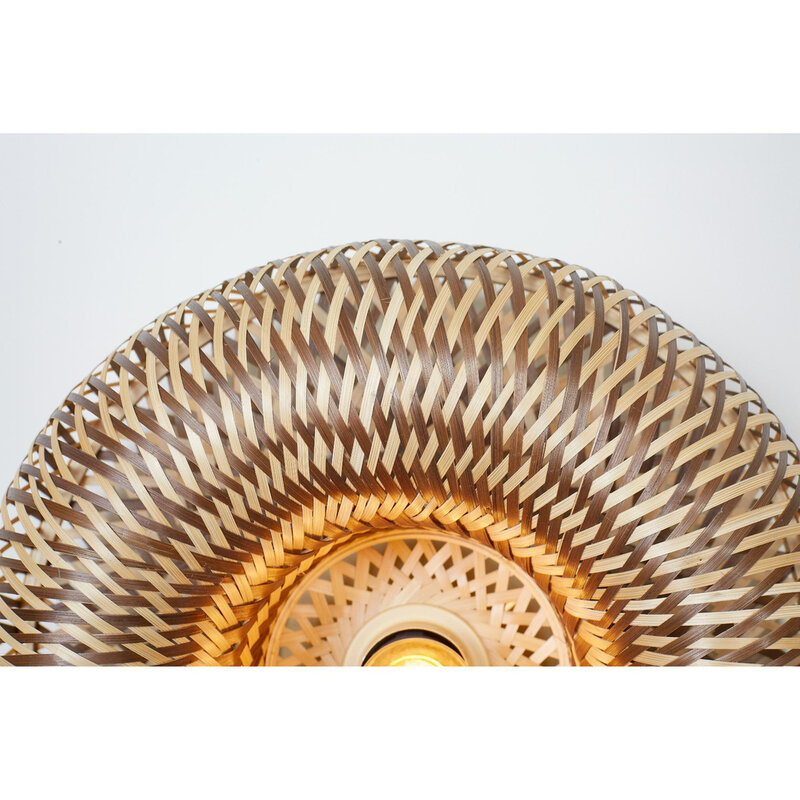 Good&Mojo-collectie Wandlamp Barbados - Naturel/bruin - Ø35cm
