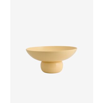 Nordal VITELLO decoratieve schaal geel