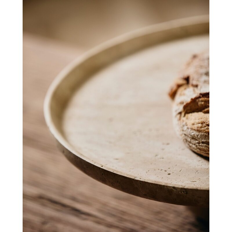 Nordal-collectie MASA tray on foot - ivory