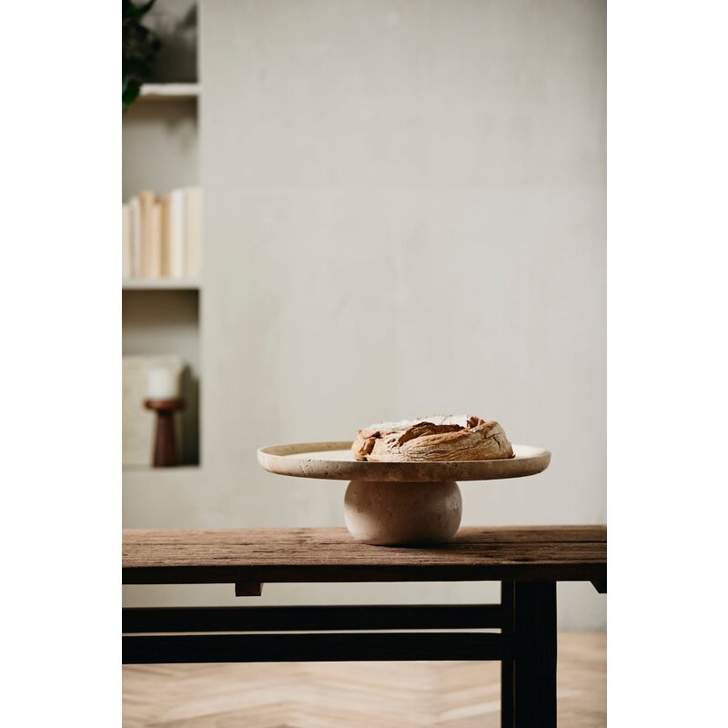 Nordal-collectie MASA tray on foot - ivory