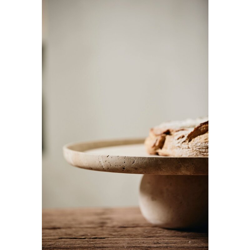 Nordal-collectie MASA tray on foot - ivory