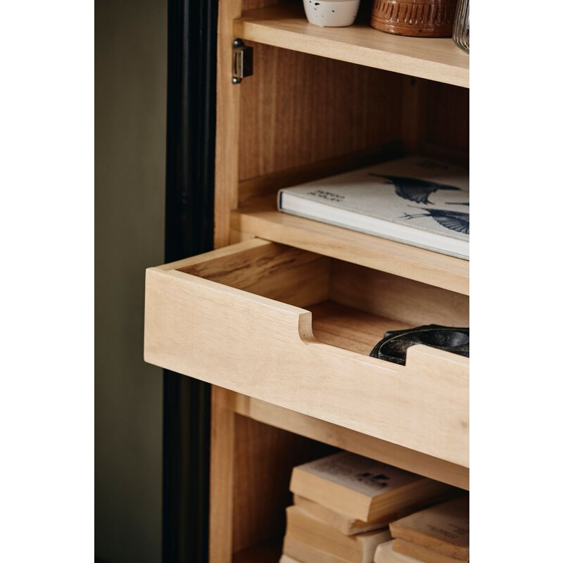 Nordal-collectie VIVA cabinet, 1 door - black
