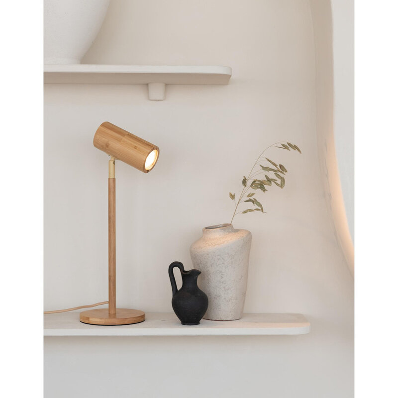 Good&Mojo-collectie Tafellamp Java - Naturel - Ø18cm