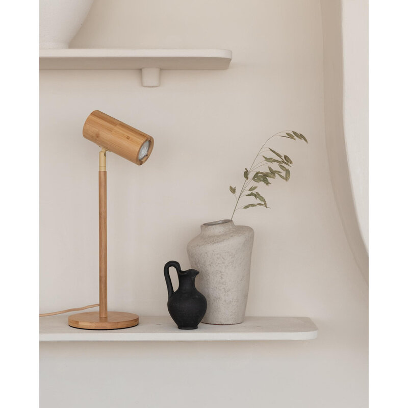 Good&Mojo-collectie Tafellamp Java - Naturel - Ø18cm
