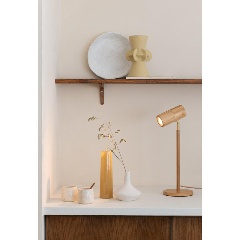 Good&Mojo-collectie Tafellamp Java - Naturel - Ø18cm