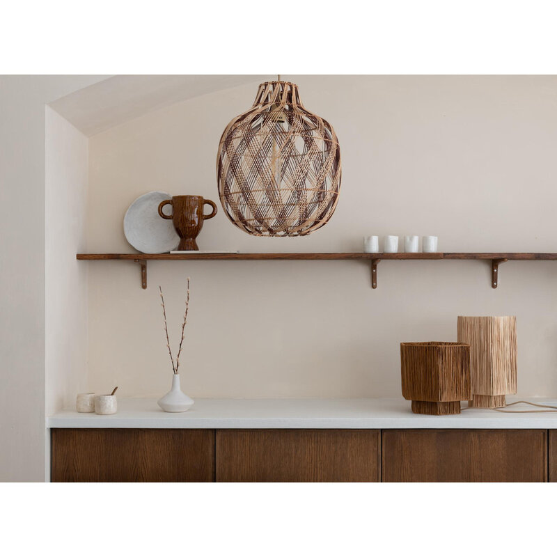 Good&Mojo-collectie Hanglamp Mendoza - Naturel - Ø40cm