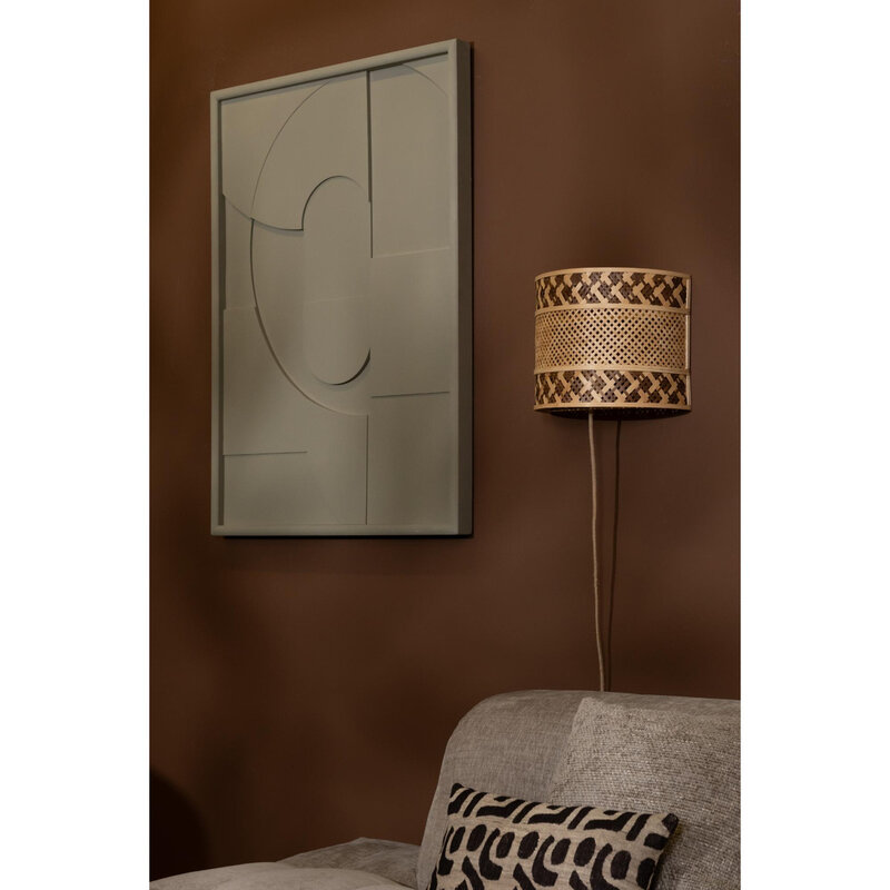 Good&Mojo-collectie Wandlamp Langkawi - Naturel/bruin - 32cm