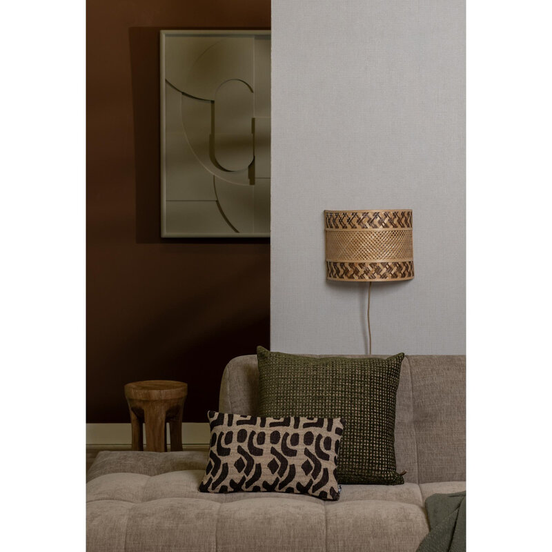 Good&Mojo-collectie Wandlamp Langkawi - Naturel/bruin - 32cm