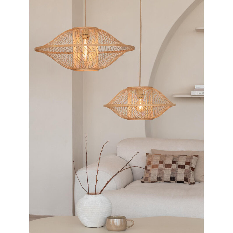 Good&Mojo-collectie Hanglamp Maui - Naturel - Ø50cm