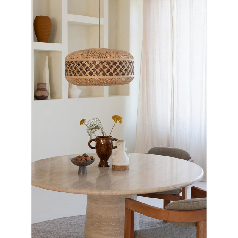 Good&Mojo-collectie Hanglamp Langkawi - Naturel / bruin - Ø50cm