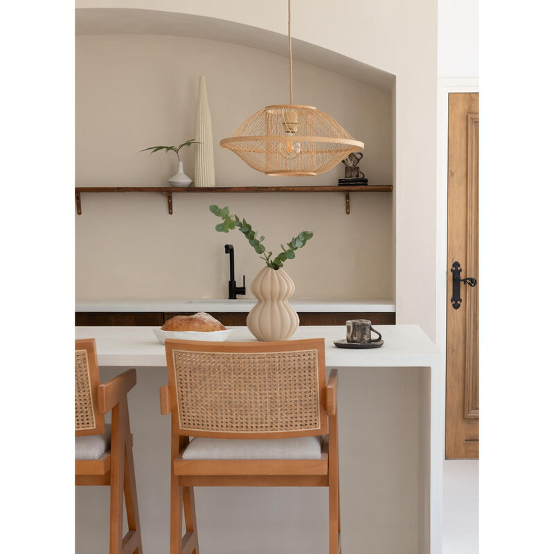 Good&Mojo-collectie Hanglamp Maui - Naturel - Ø50cm