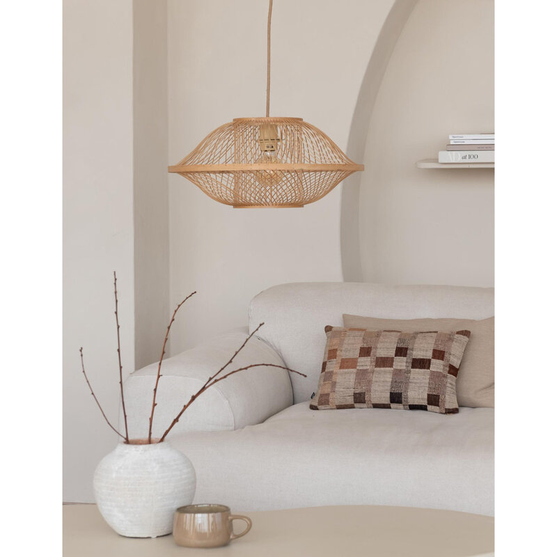 Good&Mojo-collectie Hanglamp Maui - Naturel - Ø50cm
