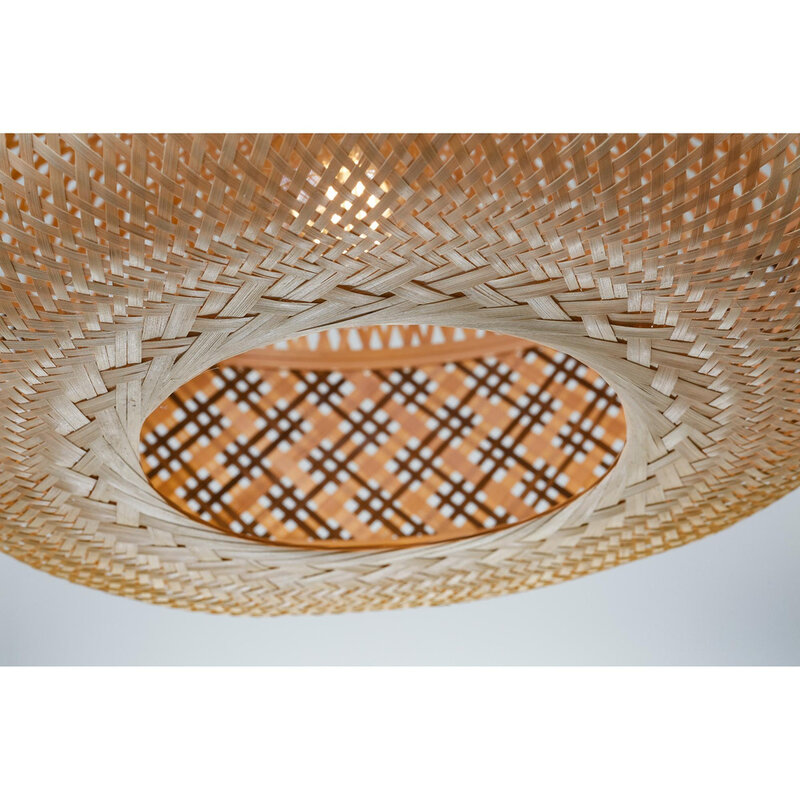 Good&Mojo-collectie Hanglamp Langkawi - Naturel / bruin - Ø50cm