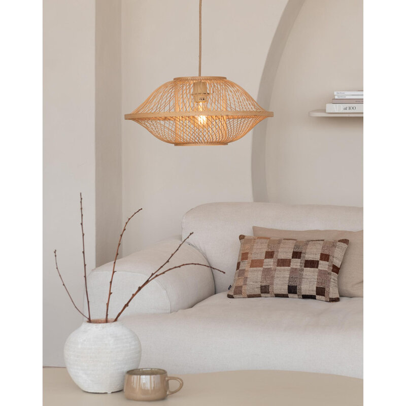 Good&Mojo-collectie Hanglamp Maui - Naturel - Ø50cm