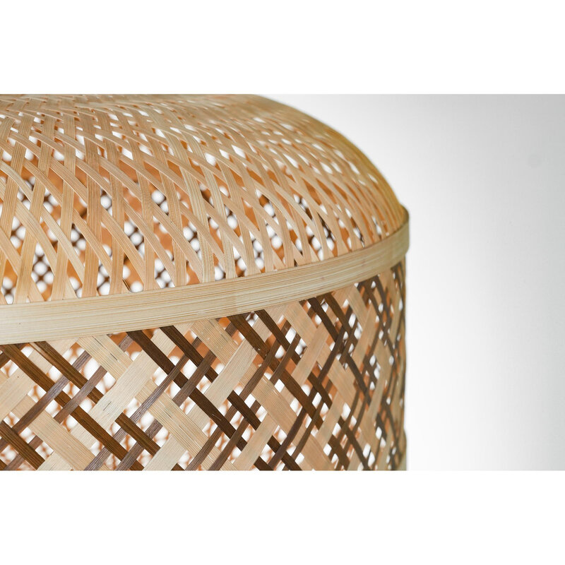 Good&Mojo-collectie Hanglamp Langkawi - Naturel / bruin - Ø50cm