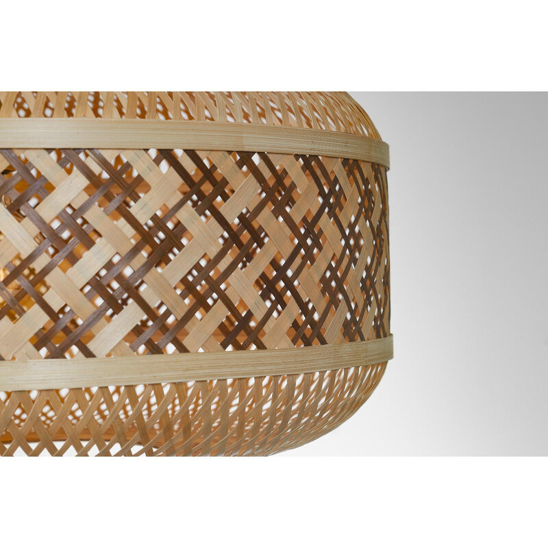 Good&Mojo-collectie Hanglamp Langkawi - Naturel / bruin - Ø50cm