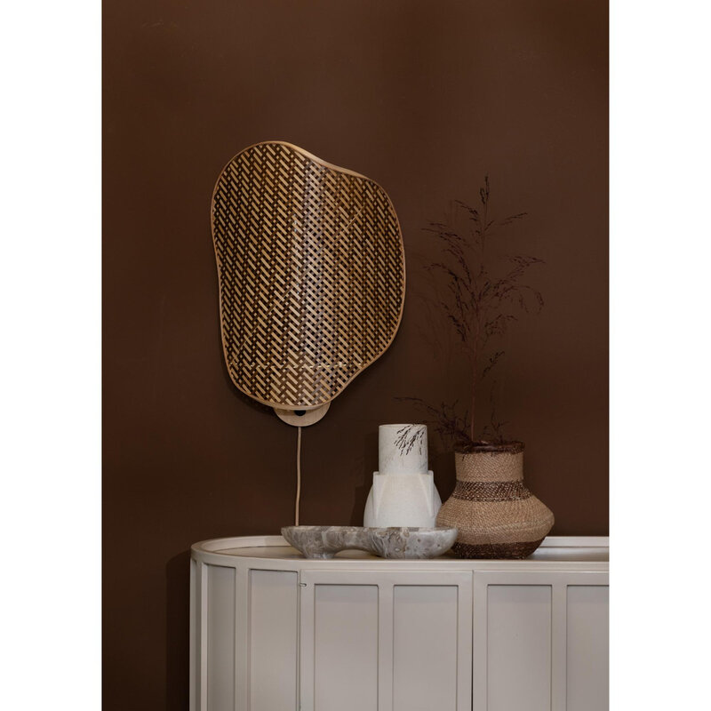 Good&Mojo-collectie Wandlamp Kinabalu - Naturel - 50x40x50cm