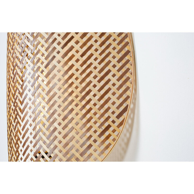 Good&Mojo-collectie Wandlamp Kinabalu - Naturel - 50x40x50cm