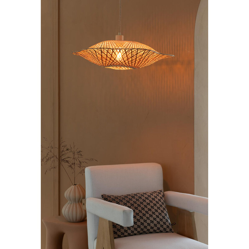 Good&Mojo-collectie Hanglamp Madura - Naturel - Ø17cm