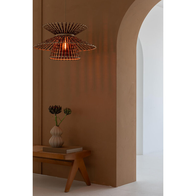 Good&Mojo-collectie Hanglamp Machupicchu - Naturel - Ø57cm