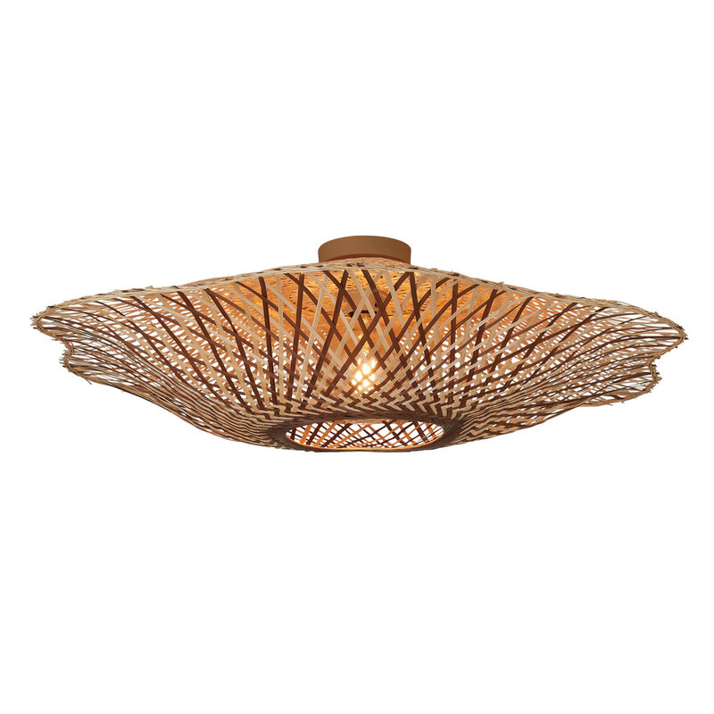 Good&Mojo-collectie Plafonniere Madura - Naturel - Ø22cm