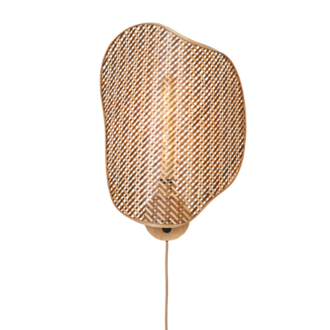 Good&Mojo Wandlamp Kinabalu - Naturel - 50x40x50cm