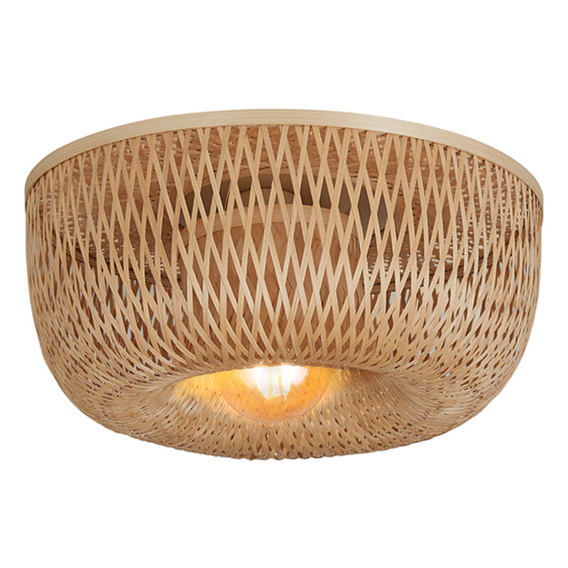 Good&Mojo-collectie Plafonniere Barbados - Naturel - Ø35cm