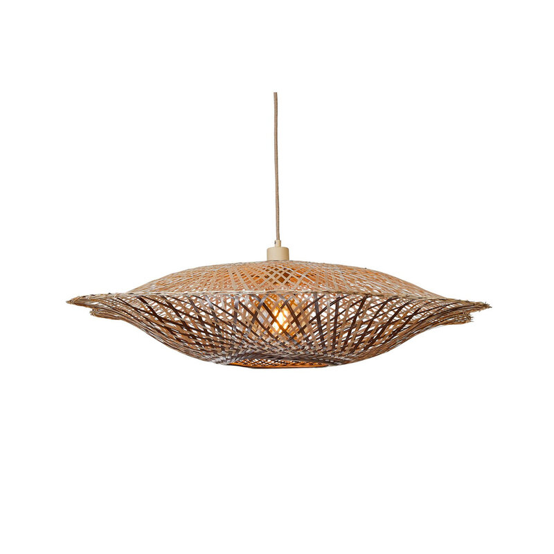 Good&Mojo-collectie Hanglamp Madura - Naturel - bruin - Ø22cm