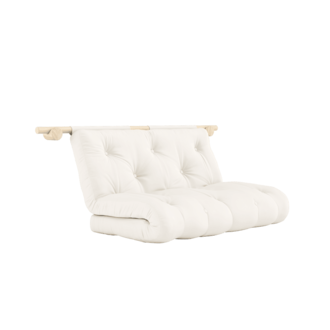 Karup Design HOOKED RAW 135 x 200 W. BRAVO MATTRESS NATURAL