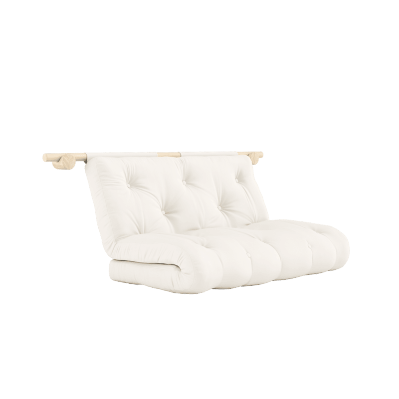 Karup Design-collectie HOOKED RAW 135 x 200 W. BRAVO MATTRESS NATURAL