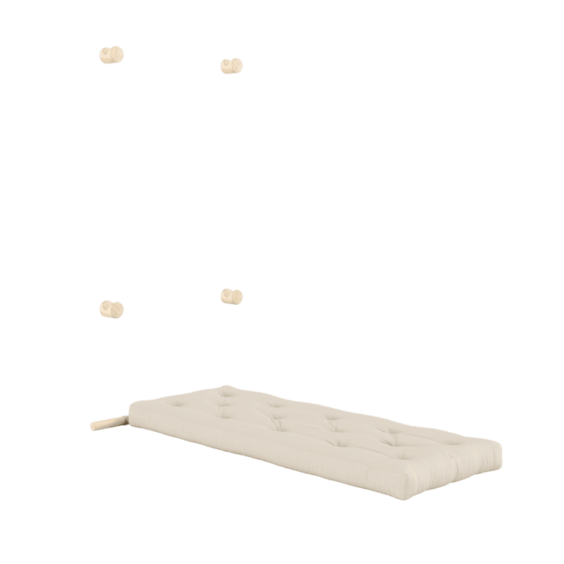 Karup Design-collectie HOOKED RAW 75 x 200 W. BRAVO MATTRESS BEIGE