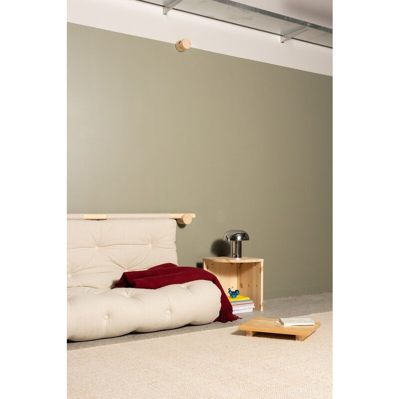 Karup Design-collectie HOOKED RAW 135 x 200 W. BRAVO MATTRESS BEIGE