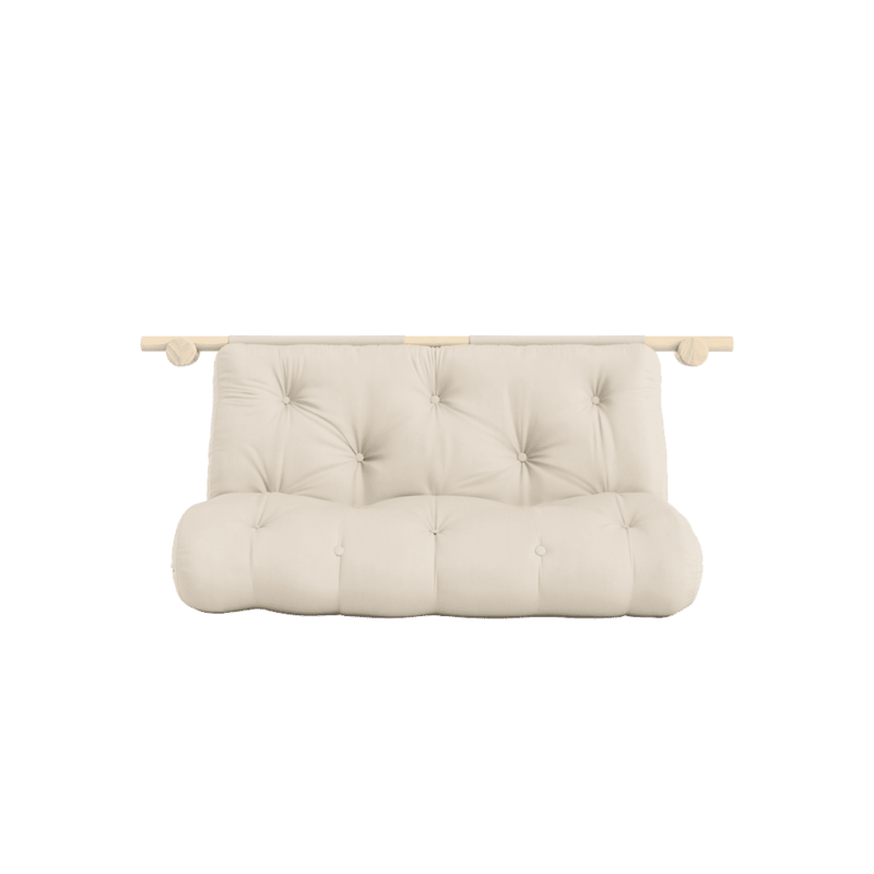 Karup Design-collectie HOOKED RAW 135 x 200 W. BRAVO MATTRESS BEIGE