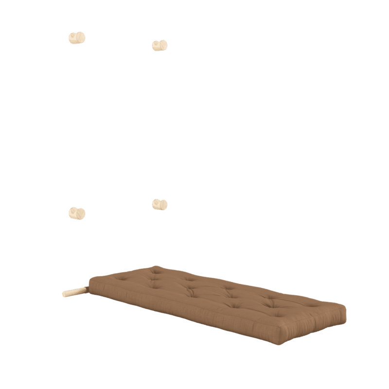 Karup Design-collectie HOOKED RAW 75 x 200 W. BRAVO MATTRESS MOCCA