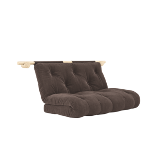 Karup Design HOOKED RAW 135 x 200 W. BRAVO MATTRESS CHOCOLATE