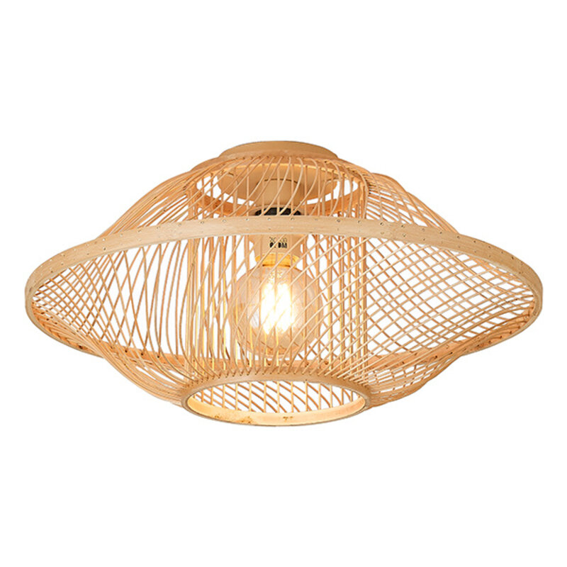 Good&Mojo-collectie Plafonniere Maui - Naturel - Ø50cm