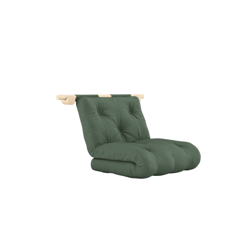 Karup Design-collectie HOOKED RAW 75 x 200 W. BRAVO MATTRESS OLIVE GREEN