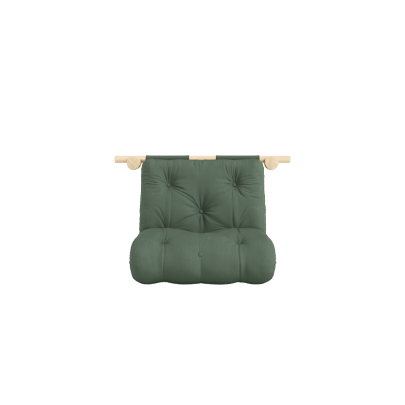 Karup Design-collectie HOOKED RAW 75 x 200 W. BRAVO MATTRESS OLIVE GREEN