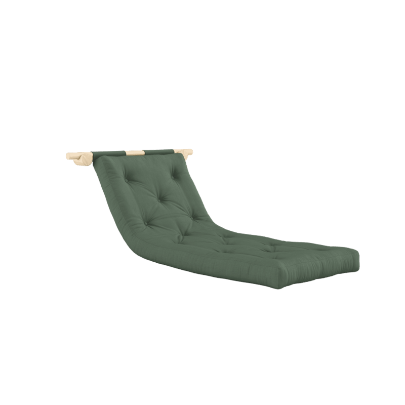 Karup Design-collectie HOOKED RAW 75 x 200 W. BRAVO MATTRESS OLIVE GREEN