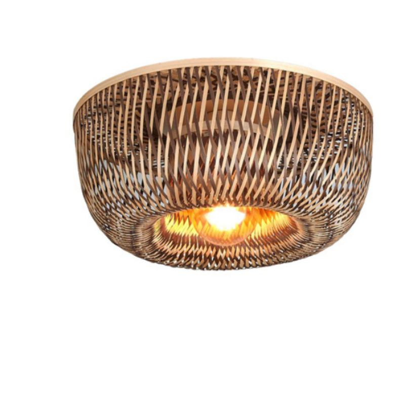 Good&Mojo-collectie Plafonniere Barbados - Naturel - Ø35cm