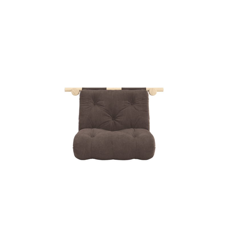 Karup Design-collectie HOOKED RAW 75 x 200 W. BRAVO MATTRESS CHOCOLATE