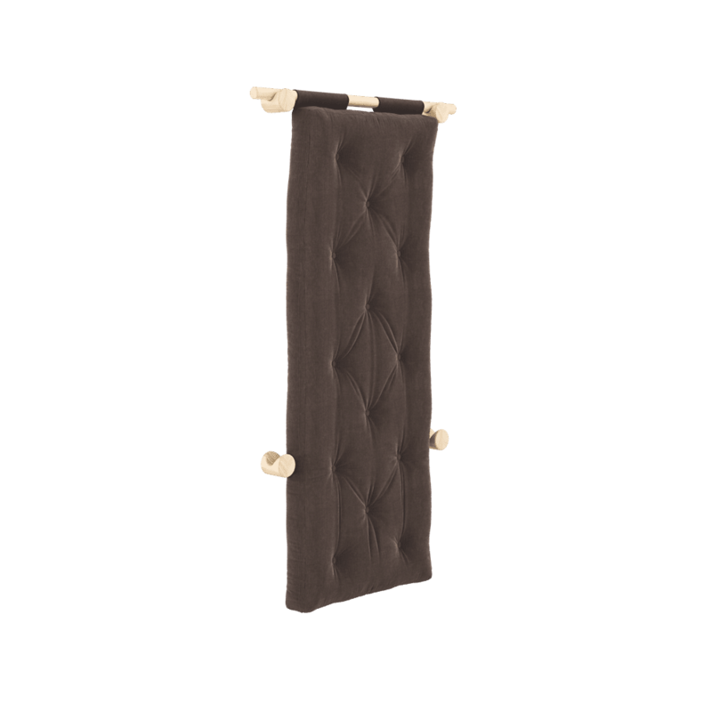 Karup Design-collectie HOOKED RAW 75 x 200 W. BRAVO MATTRESS CHOCOLATE