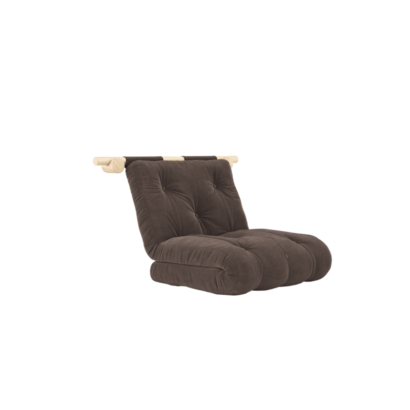 Karup Design-collectie HOOKED RAW 75 x 200 W. BRAVO MATTRESS CHOCOLATE