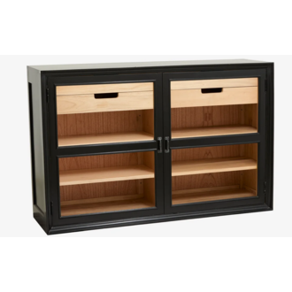 Nordal VIVA cabinet, 2 doors low - black