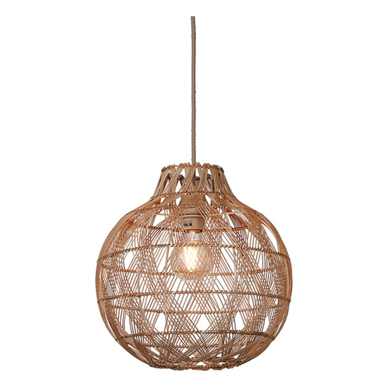 Good&Mojo-collectie Hanglamp Mendoza - Naturel - Ø35cm