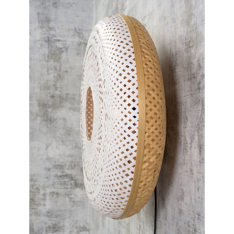 Good&Mojo-collectie Wall lamp Palawan 60x15cm nat./white, L