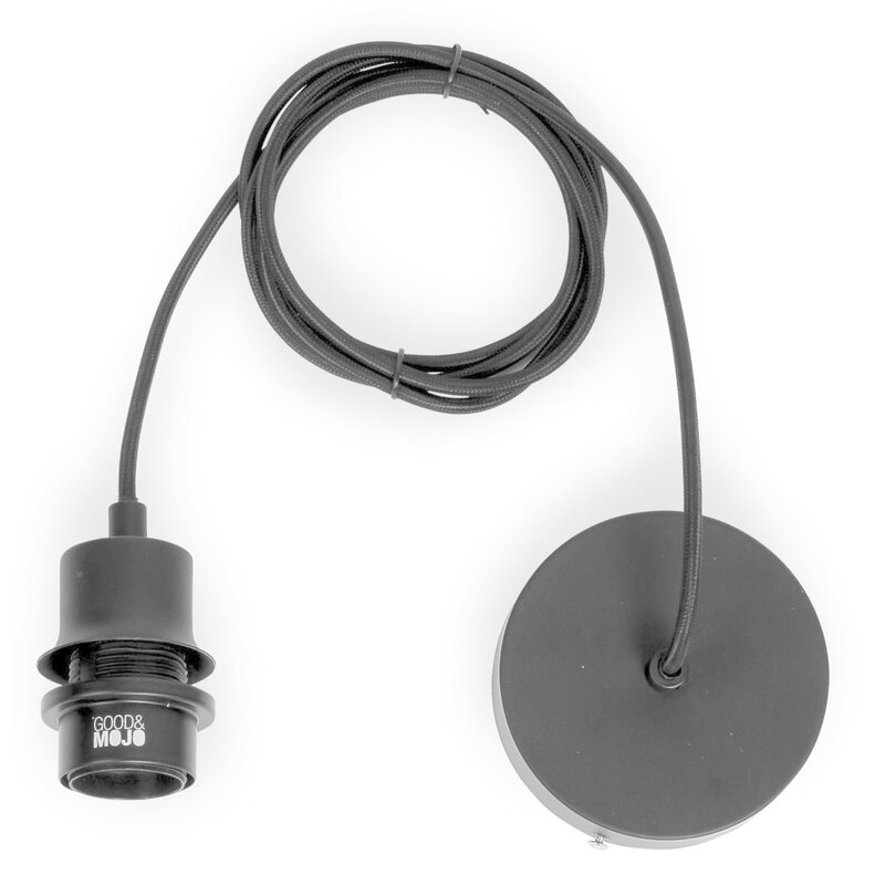 Good&Mojo-collectie Hanging lamp Palawan 60x15cm nat./black, L