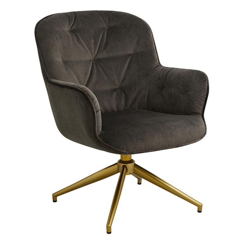 Nordal-collectie LEA office chair, velvet