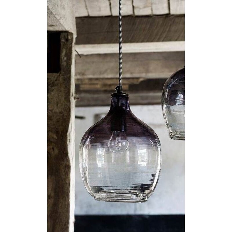 Nordal-collectie Hanglamp 'BUBBLE' smoke h:26 cm - b keuze